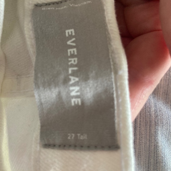 NWOT Everlane Mid-Rise Skinny Jean in Bone 27 Tall - Picture 12 of 13